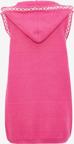 IZIA Knitted vest in Pink