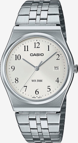 CASIO Analog Watch in Silver: front