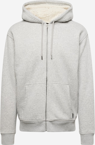 HOLLISTER Sweat jacket in Grey: front