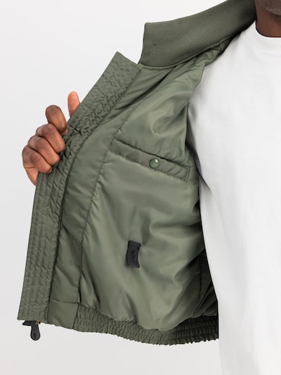 ALPHA INDUSTRIES Between-season jacket in Khaki / Red / White, Item view