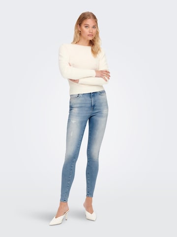 ONLY Skinny Jeans 'MILA' in Blauw