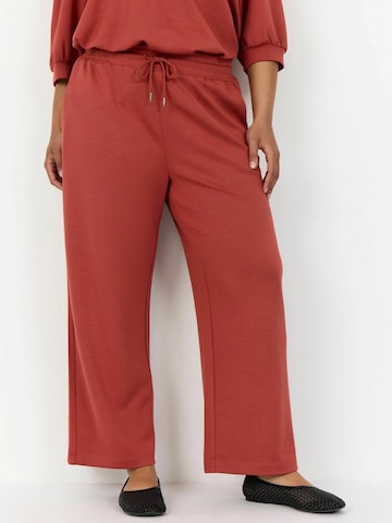 Wide Leg Pantalon 'SABINA 2 ' Wasabi Concept en rouge : devant