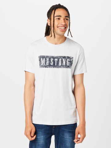 MUSTANG T-Shirt 'Alex' in Blau: Vorderseite