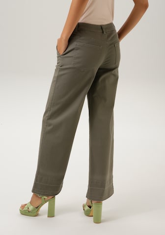 Aniston CASUAL Wide leg Jeans in Green