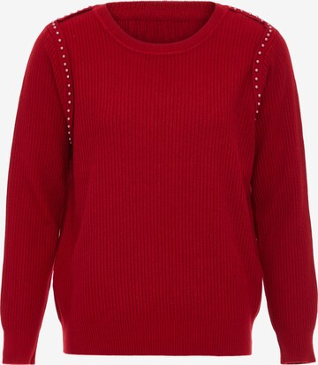 Pull-over dulcey en rouge : devant