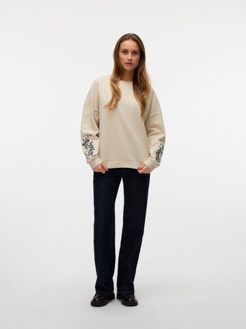 VERO MODA Μπλούζα φούτερ 'VMKarol' σε μπεζ