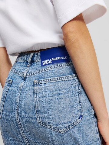 KARL LAGERFELD JEANS - Falda en azul
