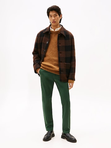 Regular Pantalon chino 'Harlem Essential' TOMMY HILFIGER en vert