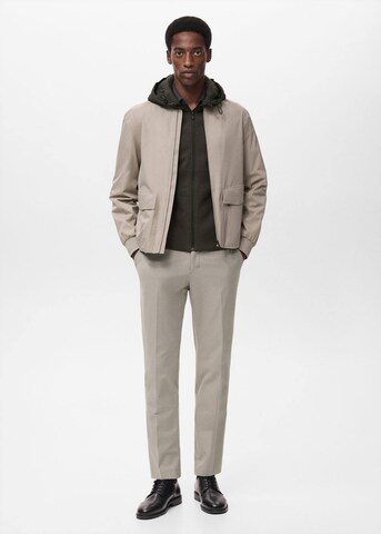 MANGO MAN Between-Season Jacket 'Rill' in Grey