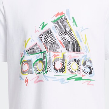 T-Shirt fonctionnel 'Pride' ADIDAS SPORTSWEAR en blanc