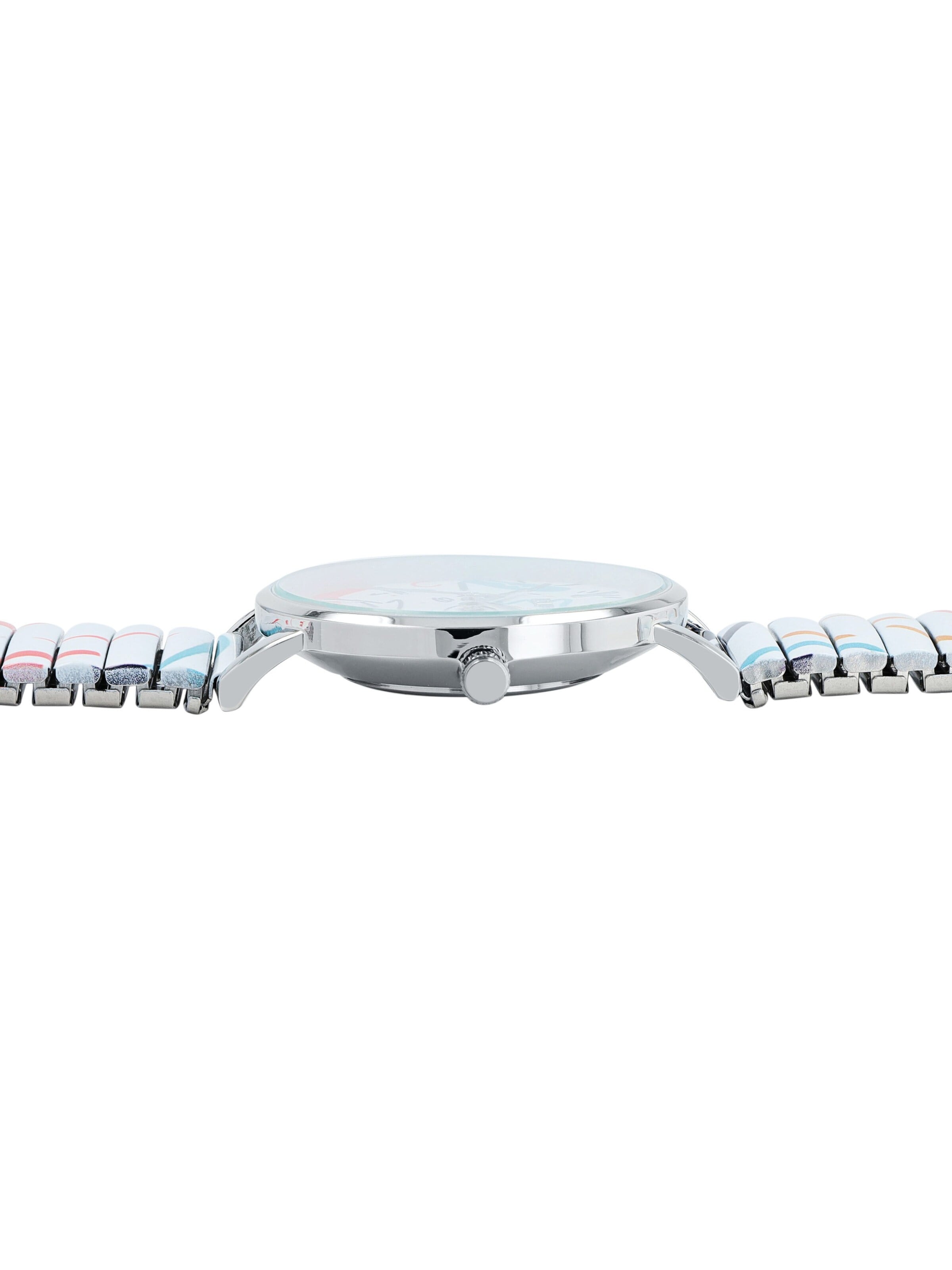 Raptor Analog Watch 'Colorful Edition, Mineralglas' in White