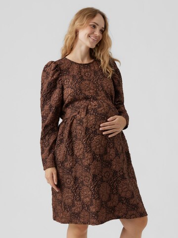 MAMALICIOUS Dress 'AMELY' in Brown: front