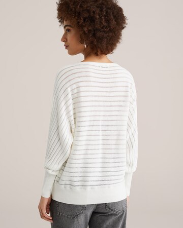 WE Fashion Sweter w kolorze biały