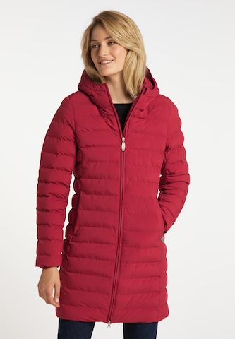 Manteau d’hiver usha BLUE LABEL en rouge : devant