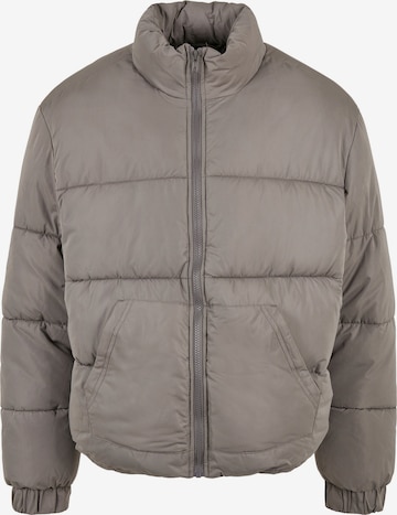 Urban Classics Winter Jacket in Grey: front