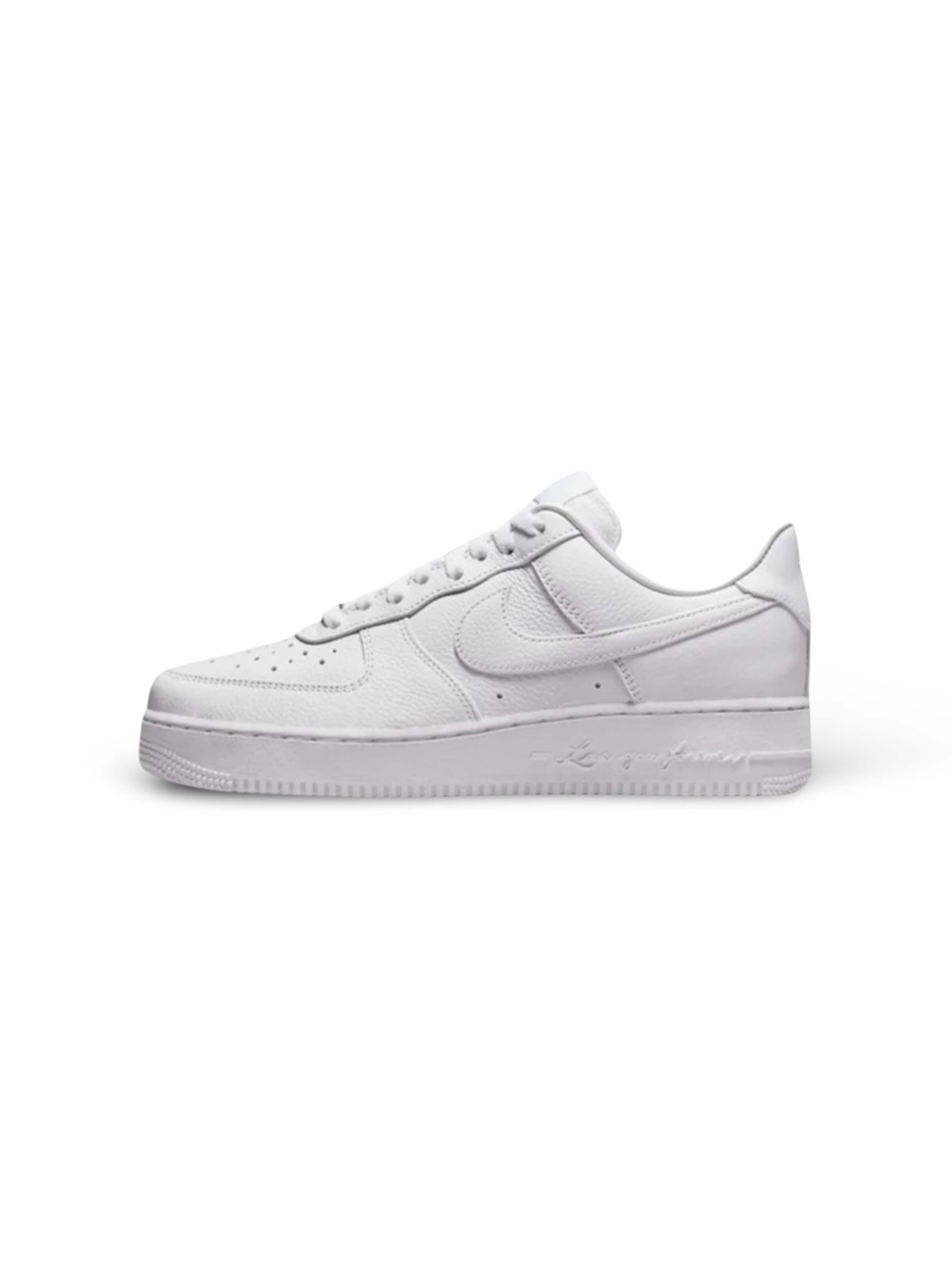 NIKE Sneakers 'Nike Air Force 1 Low Drake Certified Lover Boy White' in White: front