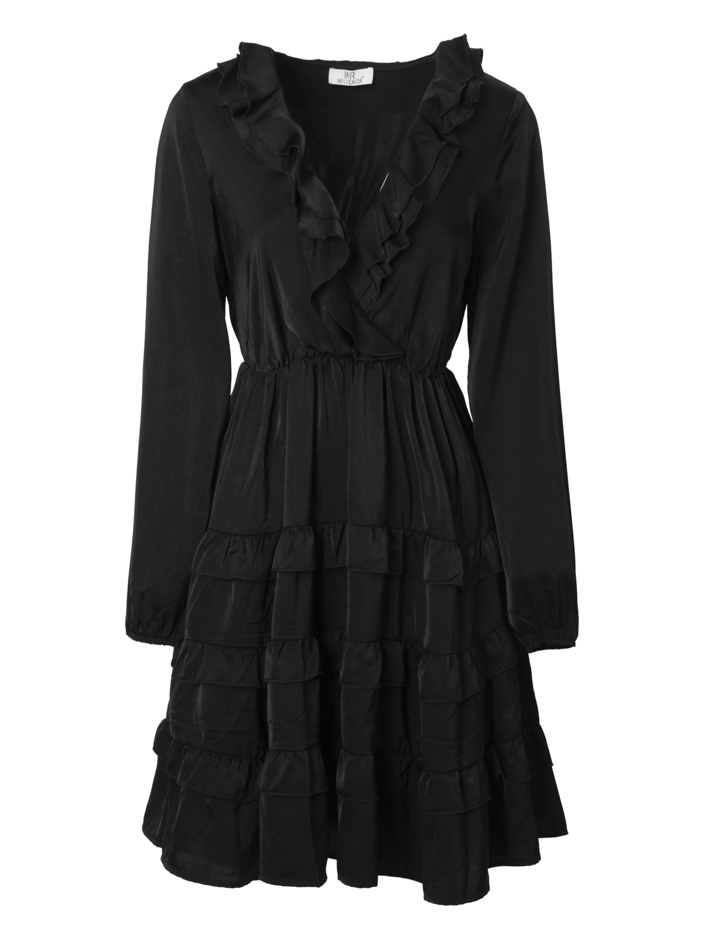 Influencer Dress ' Valance ' in Black: front