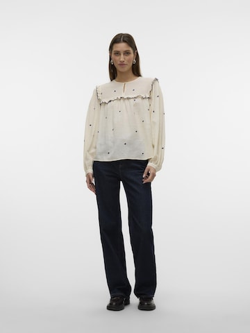 Chemisier VERO MODA en beige