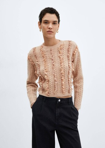 MANGO Sweater 'Confeti' in Pink: front