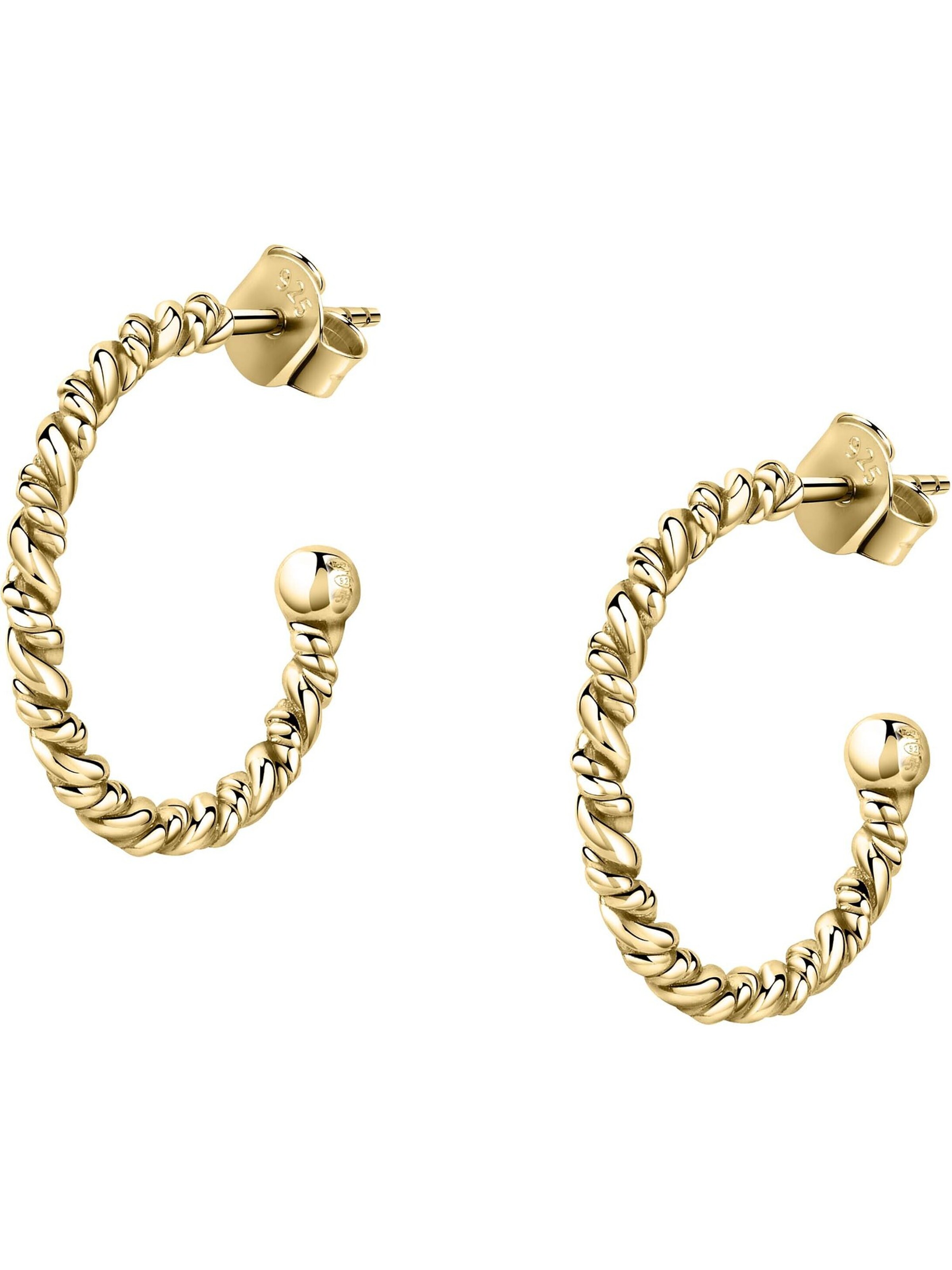 CHRIST Earrings in Gold: front