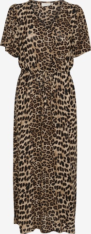 Robe 'Amber' Kaffe en marron : devant