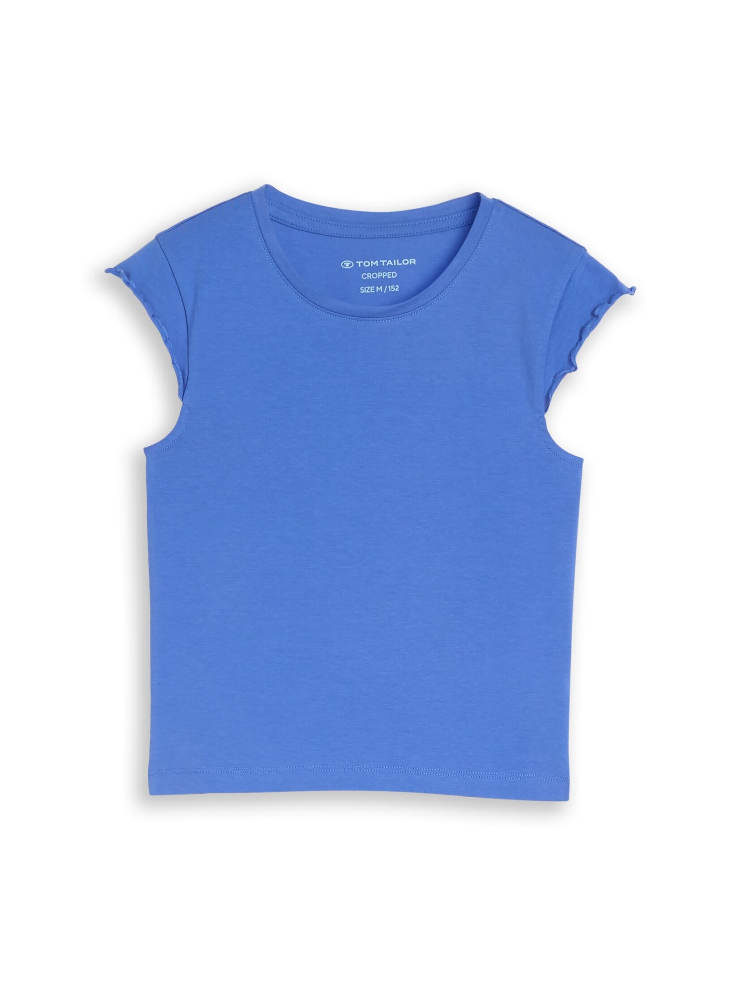 TOM TAILOR Shirt in Blue: front