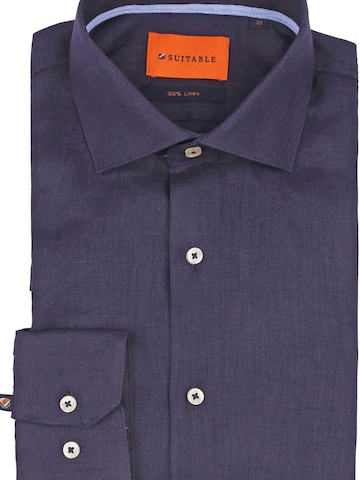 Suitable Slim fit Overhemd in Blauw
