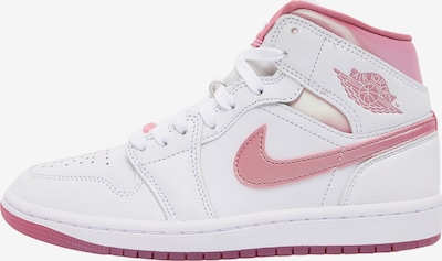 36 dydžio Sportbačiai su auliuku 'Air Jordan 1 Mid SE' iš Jordan, spalva – ryškiai rožinė spalva / balta, Prekių apžvalga