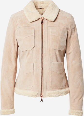 FREAKY NATION Between-Season Jacket 'Day Out' in Beige: front