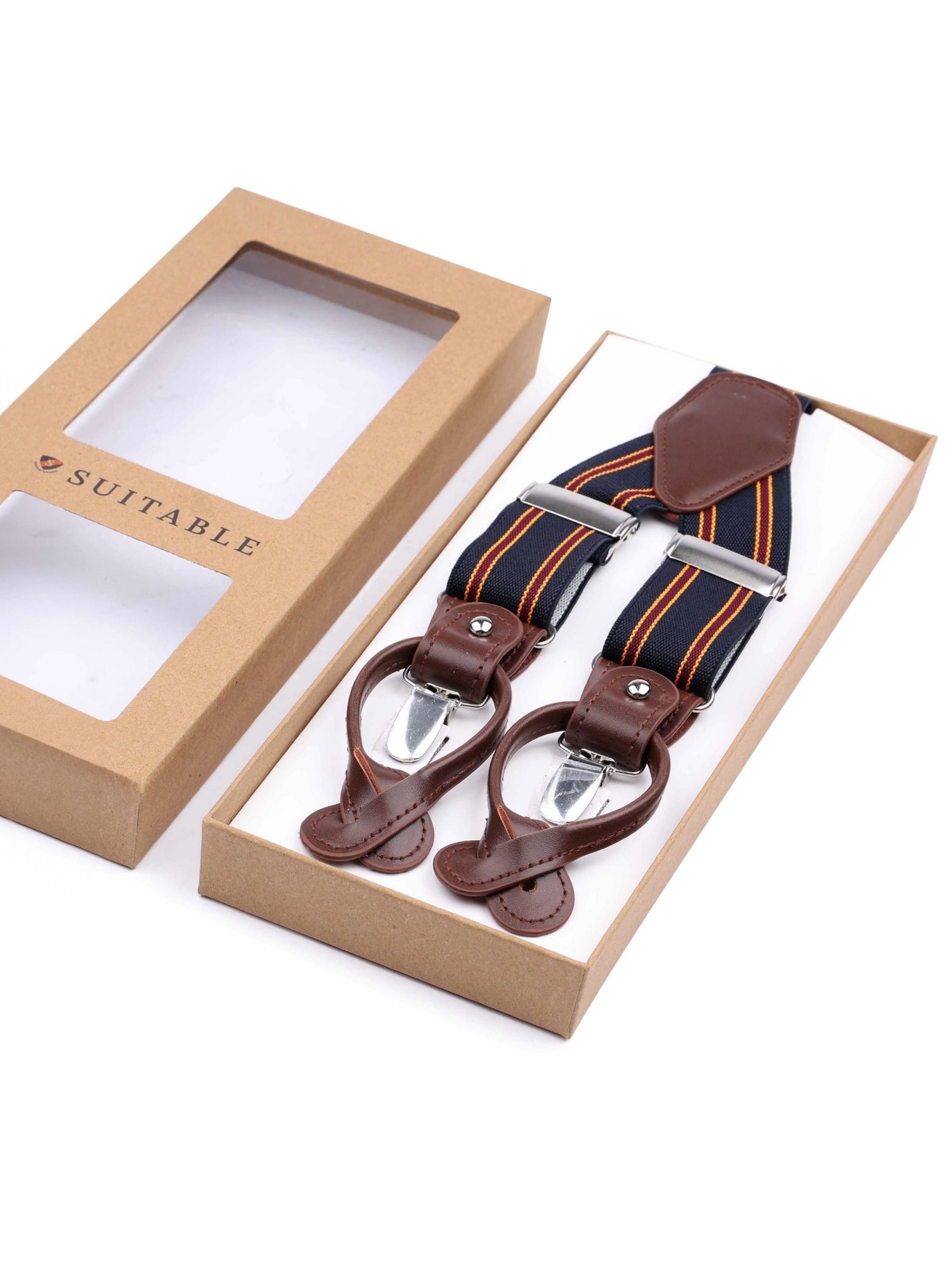 Suitable Suspenders in Blue