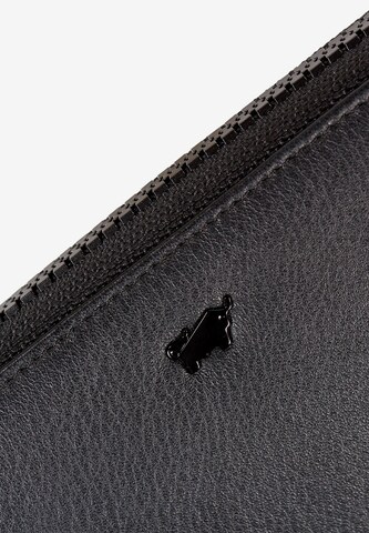 Braun Büffel Wallet 'Capri L' in Black