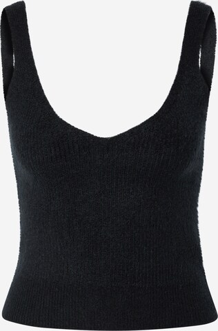 VERO MODA Knitted top 'LEFILE' in Black: front