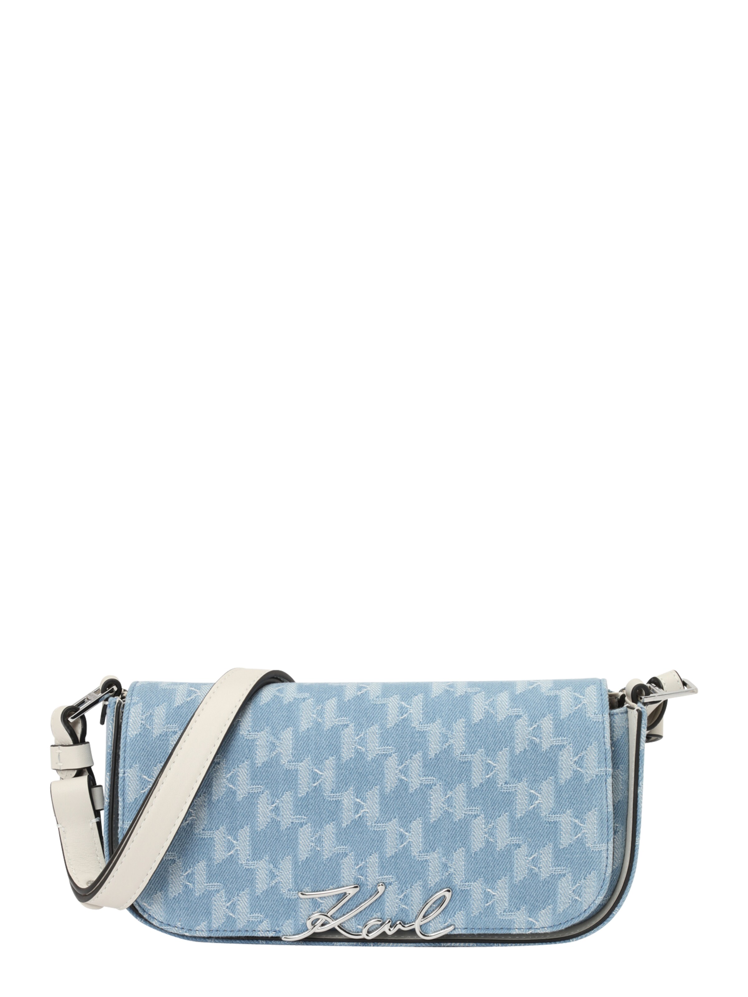 Geantă de umăr de la Karl Lagerfeld pe albastru: față