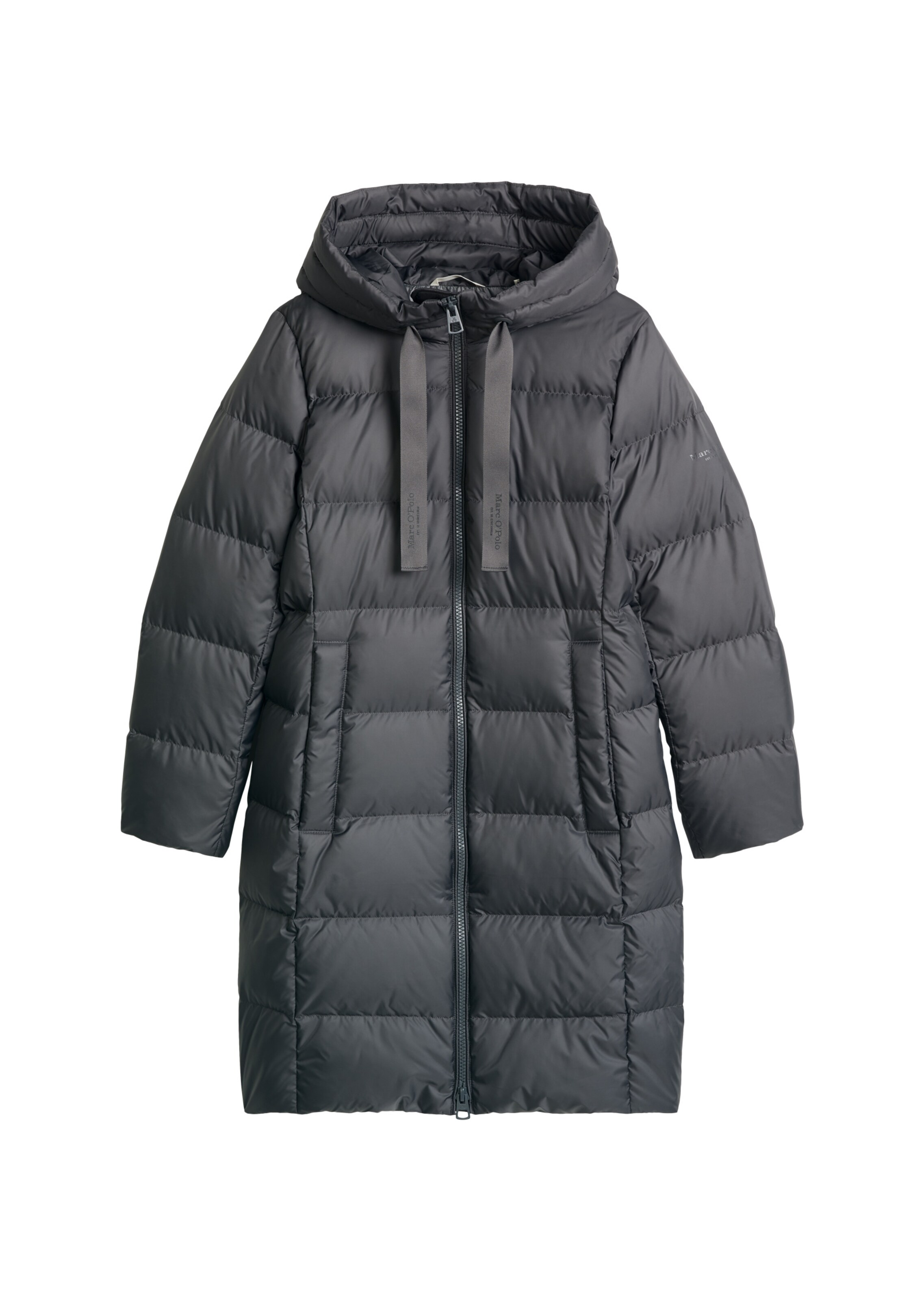 Marc O'Polo Winter Coat in Grey: front