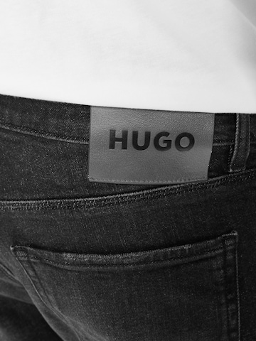 HUGO Red Slimfit Kavbojke '734' | modra barva