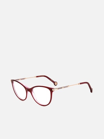 Occhiali da sole di Carolina Herrera in rosso: frontale