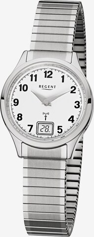 REGENT Analog Watch in Silver: front