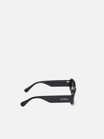 MAX&Co. Sonnenbrille 'Max &co MO0142 Shiny blue 53/17/140 Women Sunglasses'‌‌‌‌ in Schwarz