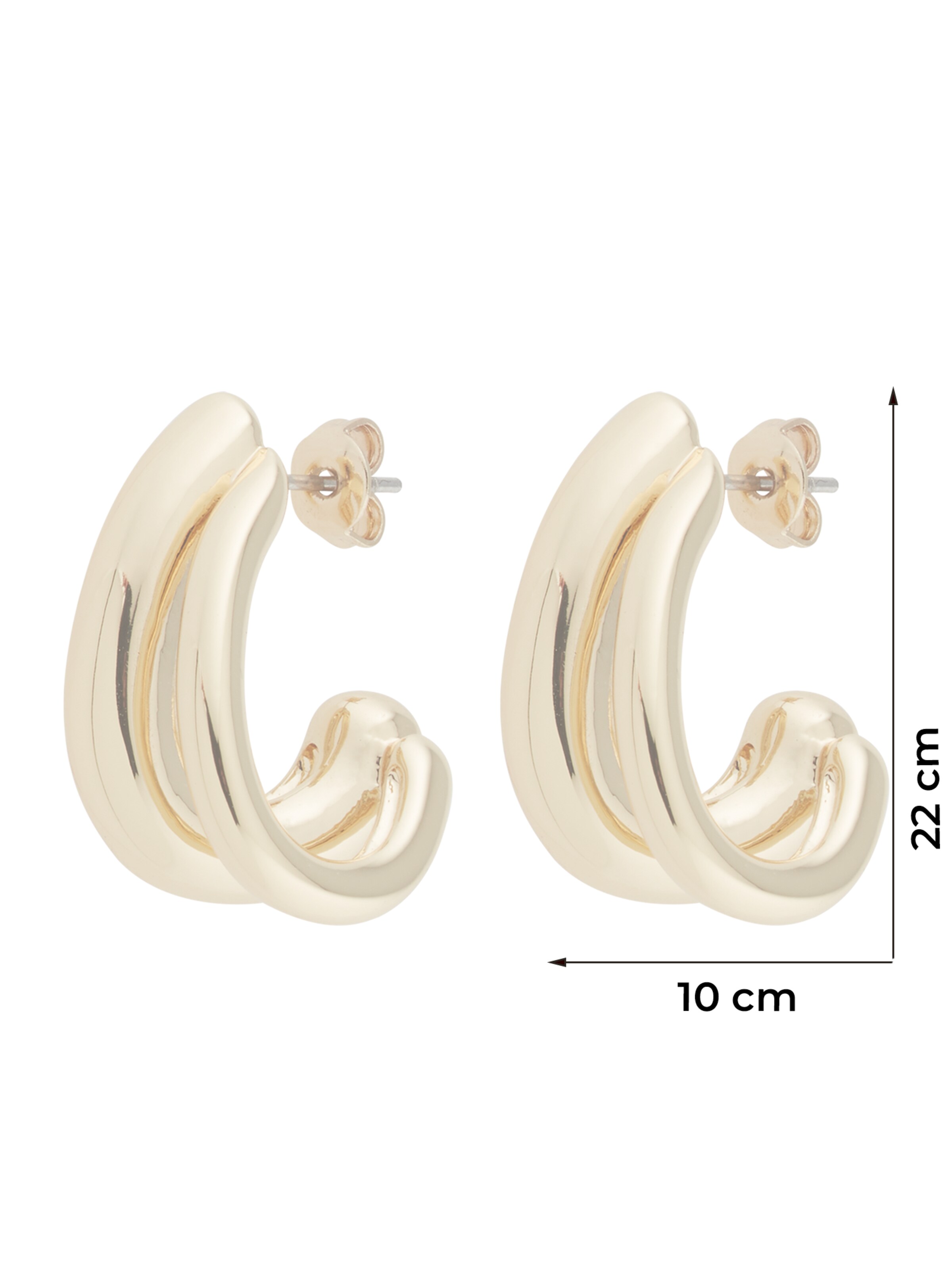 & Other Stories Kolczyki w kolorze złoty