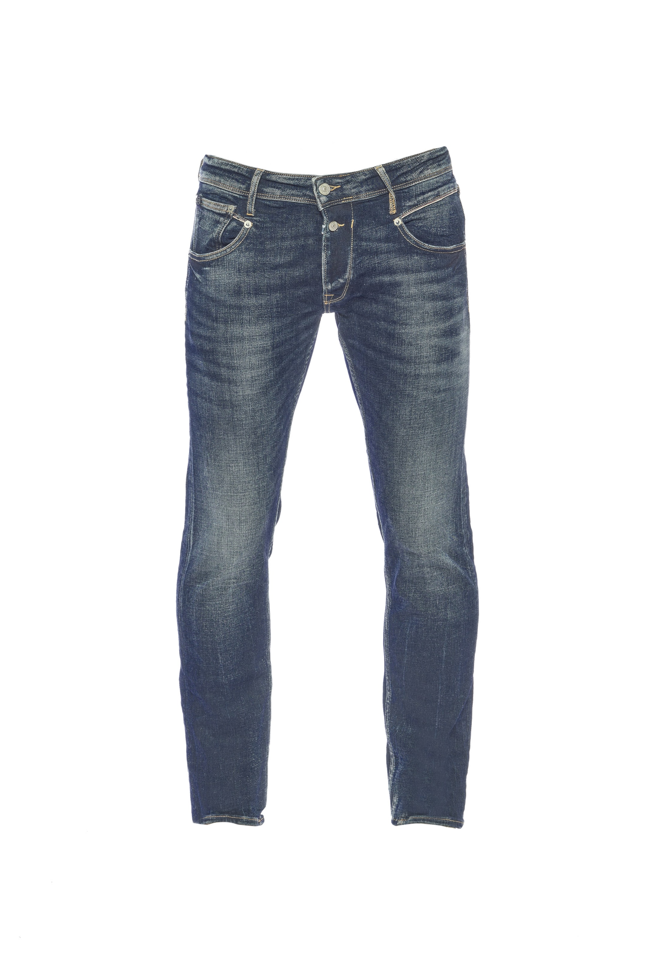 Le Temps Des Cerises Slim fit Jeans '700/11' in Blue: front