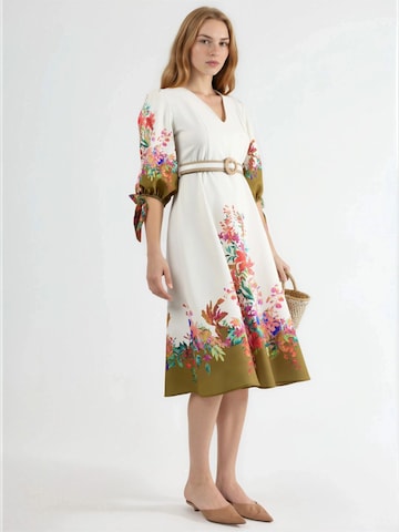 MSN Collection Jurk in Wit