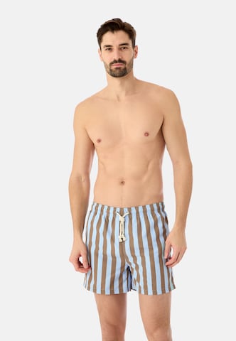 Gassa d'Amante Zwemshorts 'Polignano' in Blauw: voorkant