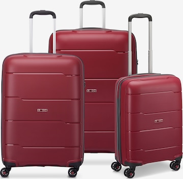 MODO by Roncato Suitcase Set 'Galaxy' in Red: front