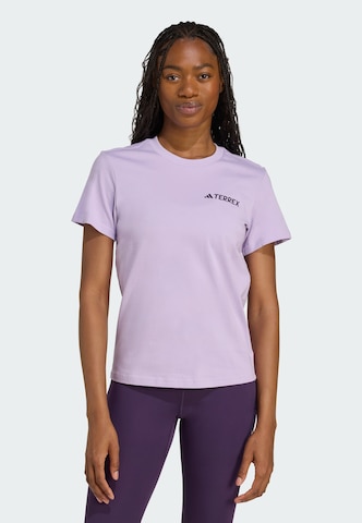 ADIDAS TERREX Performance shirt in Purple