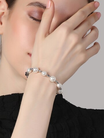 MISH Armband 'Hibiscus ' in Silber