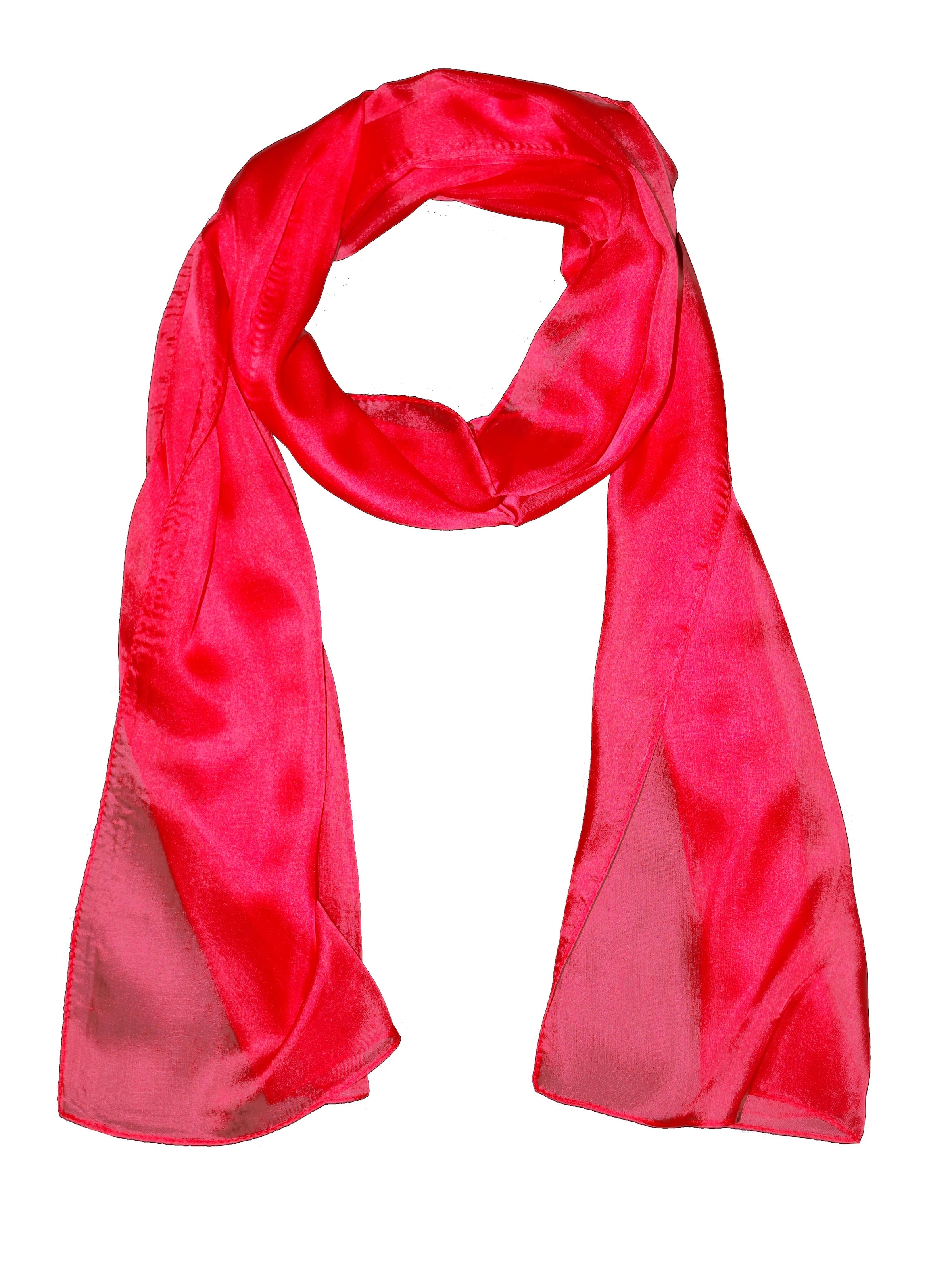 Écharpe 'Chiffon Scialle' Posh Gear en rouge : devant