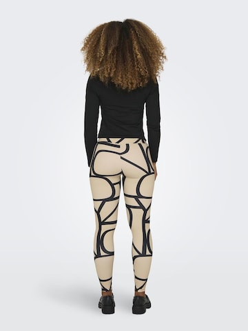 Skinny Leggings ONLY en beige