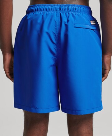 Superdry Zwemshorts in Blauw