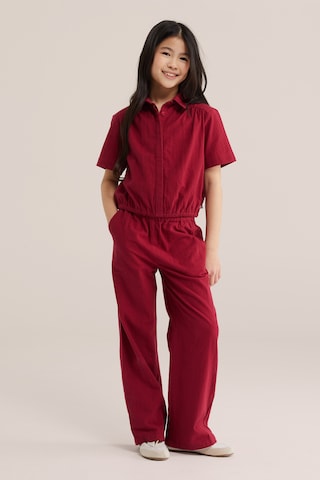WE Fashion Wide Leg Hose in Rot