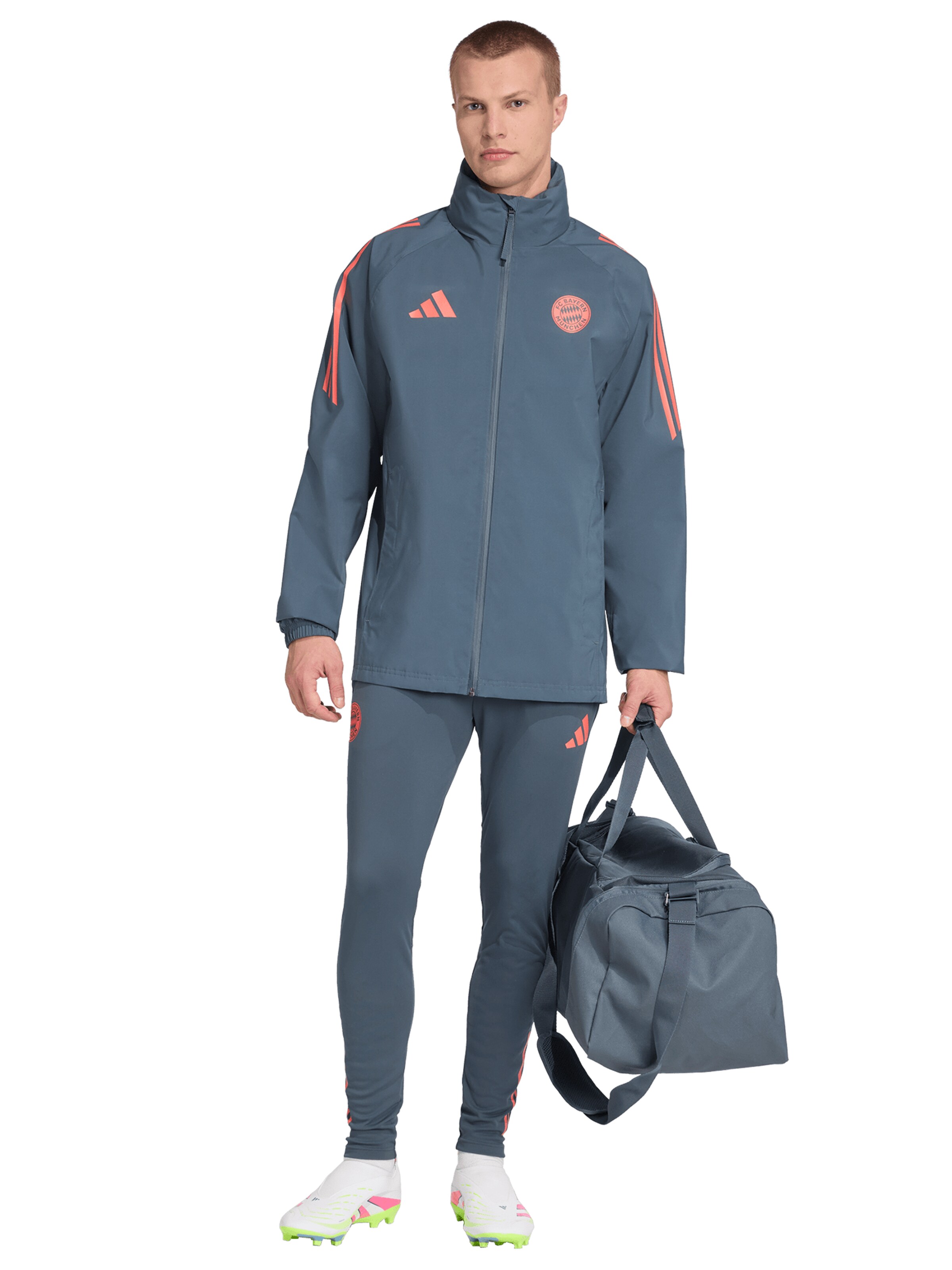 ADIDAS PERFORMANCE Athletic Jacket in Grey